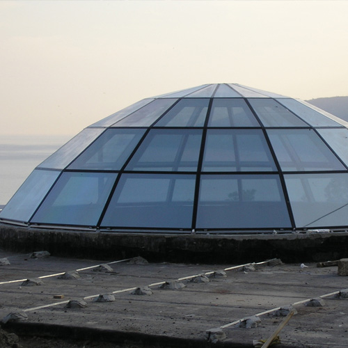 Ремонт стеклянного купола Голицыно