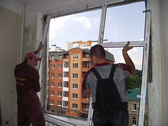 профессиональная установка пластиковых окон в доме Голицыно