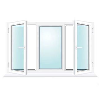 Окно ПВХ 2050 x 1415 - REHAU Delight-Design 40 мм Голицыно